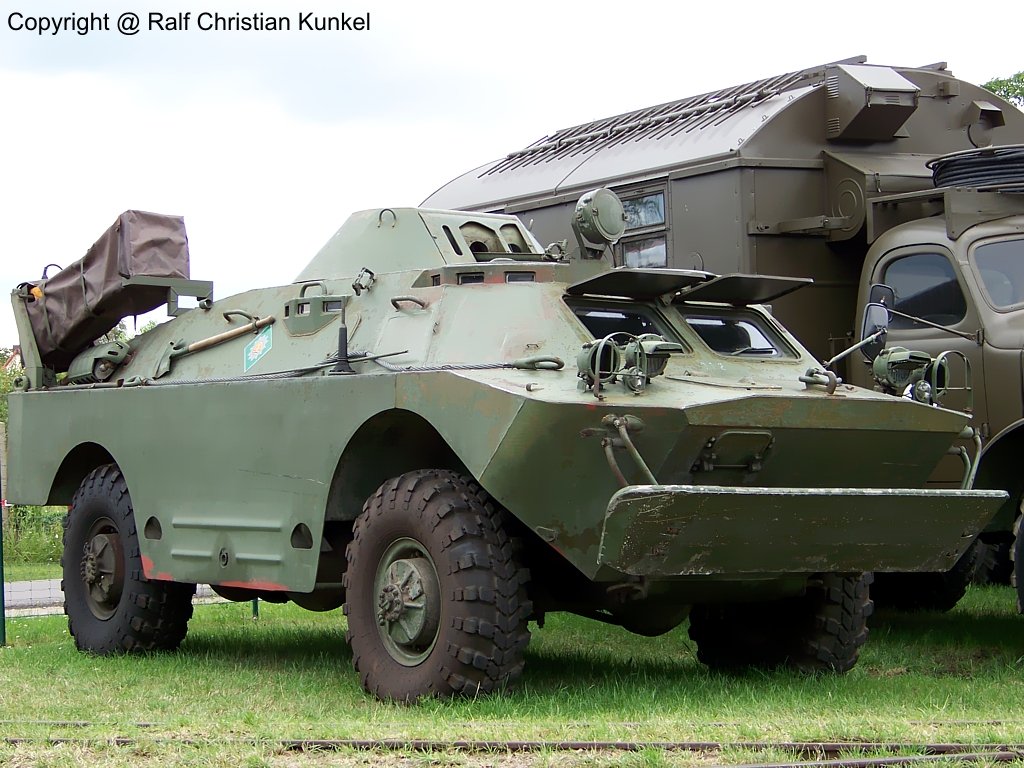 SPW-40 P2 (BTR-40 P2) - sowjetischer Sch�tzenpanzerwagen der Bereitschaftspolizei der DDR, Einsatz solcher Fahrzeuge aber auch bei der Sowjetarmee und der NVA - fotografiert zum Museumsfest 2009 am Blaulichtmuseum Beuster am 25.07.2009 - Copyright @ Ralf Christian Kunkel 