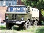 GAZ 66 Pritschenwagen - Material- und Mannschaftstransport, Allrad, Sowjetarmee, CA, lief auch bei der NVA - fotografiert am 23.05.2009 beim Milit�rfahrzeug-Treffen, St.