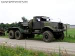 KrAZ 255 B1 als Tr�gerfahrzeug f�r das Bugsierboot BMK-T - NVA, DDR - fotografiert am 05.08.2011 zum Milit�rfahrzeugtreffen in Zeithain (Lustlager Zeithain) - Copyright @ Ralf Christian Kunkel     