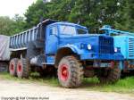KrAZ 255 B mit Muldenkipper - fotografiert am 09.08.2010 im Landkreis Dahme-Spreewald - Copyright @ Ralf Christian Kunkel
