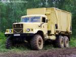 KrAZ 255 B2 mit Faltkoffer - fotografiert am 07.08.2010 zum Milit�rtreffen im Zeithainer Lustlager - Copyright @ Ralf Christian Kunkel 