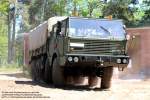 Tatra 813 8x8 - schweres Radzugmittel (RZM) der NVA mit Allradantrieb - hochgeländegängige Schwerlastzugmaschine mit Pritsche/Spriegel/Plane aus tschechischer Produktion, CSSR, DDR-Import, Millitär - fotografiert am 20.05.2012 zur Garnison-Schau an der St. Barbara Halle Altes Lager/ Jüterbog - Copyright @ Ralf Christian Kunkel (E-Mail-Kontakt: ralf.kunkel[at]gmx.net; bitte das [at] durch @ ersetzen)- http://fotoarchiv-kunkel.startbilder.de - Automobil-Fotografie Kunkel auch auf Facebook https://www.facebook.com/AutomobilFotografieKunkel