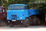IFA L 60 1218 4x4 DSK ND - Dreiseitenkipper, Lastkraftwagen, LKW - Hersteller: VEB IFA-Automobilwerk Ludwigsfelde, DDR - fotografiert zum Ostblocktreffen am 07.07.2013 in Pütnitz - Copyright @