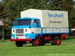 IFA W 50 L/Sp Speditionspritsche - Lastkraftwagen, Frontlenker, Pritschenwagen mit Spriegel/Plane - Hersteller: VEB IFA-Automobilwerk Ludwigsfelde, DDR - fotografiert am 03.09.2011 zur 13.