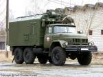 ZIL 131 KO - Kofferfahrzeug der Sowjetarmee, Spezial-Kfz., Einsatz solcher Fahrzeuge auch bei der NVA - fotografiert am 13.03.2010 zum Milit�rfahrzeug-Treffen in der Versuchsanlage Kummersdorf -