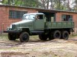 IFA G 5 Pritschenwagen (Metall) - LKW, Lastkraftwagen, Lastwagen, Mannschafts- und Materialtransport, MTW, NVA - VEB IFA-Kraftfahrzeugwerk  Ernst Grube  Werdau, DDR - fotografiert beim Militärfahrzeugtreffen St. Barbara Halle in Altes Lager/Jüterbog im Land Brandenburg am 03.05.2008 - Copyright @ Ralf Christian Kunkel (E-Mail-Kontakt: ralf.kunkel[at]gmx.net; bitte das [at] durch @ ersetzen)- http://fotoarchiv-kunkel.startbilder.de - Automobil-Fotografie Kunkel auch auf Facebook https://www.facebook.com/AutomobilFotografieKunkel 