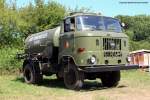 IFA W 50 LA/WT 80 P der NVA - allradgetriebener Lastkraftwagen der NVA mit Wassertankaufbau - fotografiert am 19.08.2012 zu den 6.