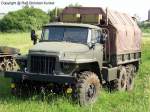 Ural 375 D KO - Planenkoffer, Werkstattfahrzeug, Aufbau aus dem VEB Karosseriewerk Aschersleben, Allrad, Otto-Motor, NVA - fotografiert zum  Tag der Begegnung  am 31.05.2008 beim Verein f�r