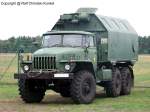 Ural 4320 LAK - leicht absetzbarer Koffer, Allrad, NVA - fotografiert zum Milit�rfahrzeug-Treffen am Flugplatzmuseum Cottbus am 20.07.2008 - Copyright @ Ralf Christian Kunkel 
