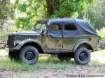 GAZ-69 A (GAZ-69 AM) - K�belwagen (4-t�rig), Gel�ndewagen, Allrad, Kommandowagen, Sowjetarmee, CA, lief auch bei der NVA - fotografiert am 23.05.2009 beim Milit�rfahrzeug-Treffen, St.