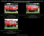 Robur LO 1800 A GEW Grubenwehreinsatzwagen, Feuerwehr, rot, DDR-Kennzeichen ZD 48 30, Baujahr 1964, Besatzung 1/7 (6 im Mannschaftsraum, 2 im Fahrerhaus), Fahrgestell VEB Robur-Werke Zittau, Aufbau