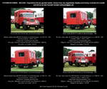 Robur/Phänomen Garant 30k NGW Werkstatt- und Nachrichtenwagen Kofferfahrzeug, rot, Baujahr 1956, Feuerwehr Grethen/ GT Parthenstein, Hersteller: VEB Phänomen /ab 1957 Robur-Werke Zittau,