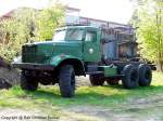 KrAZ 214 Fahrgestell - Sowjetarmee, CA, aber auch bei der NVA eingesetzt - im Bestand des dortigen Vereins - fotografiert zum Milit�rfahrzeug-Treffen bei der St.