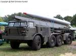 ZIL 135 mobile Raketenstartrampe 9P113 (Teil des Raketenkomplexes 9K52)- Einsatz dieser Technik in Sowjetarmee und der NVA - fotografiert zum Museumsfest 2009 am Blaulichtmuseum Beuster am 25.07.2009