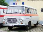 Barkas B 1000 SMH 2 - Schnelle medizinische Hilfe, Deutsches Rotes Kreuz der DDR, Bus f�r Krankentransport und Ersthilfe - fotografiert am 25.07.2009 zum Museumfest am Blaulichtmuseum in Beuster -