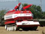Feuerl�schpanzer SPOT 55 (CPS = Cisternova Pasova Strikacka) tschechischer Produktion - Basis bildet hier der russische Kampfpanzer T-55, konzipiert und gebaut vor allem f�r die Rettungs- und